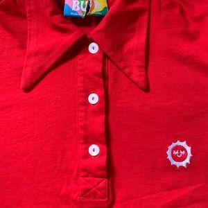 Big Bud Press Red Polo XS